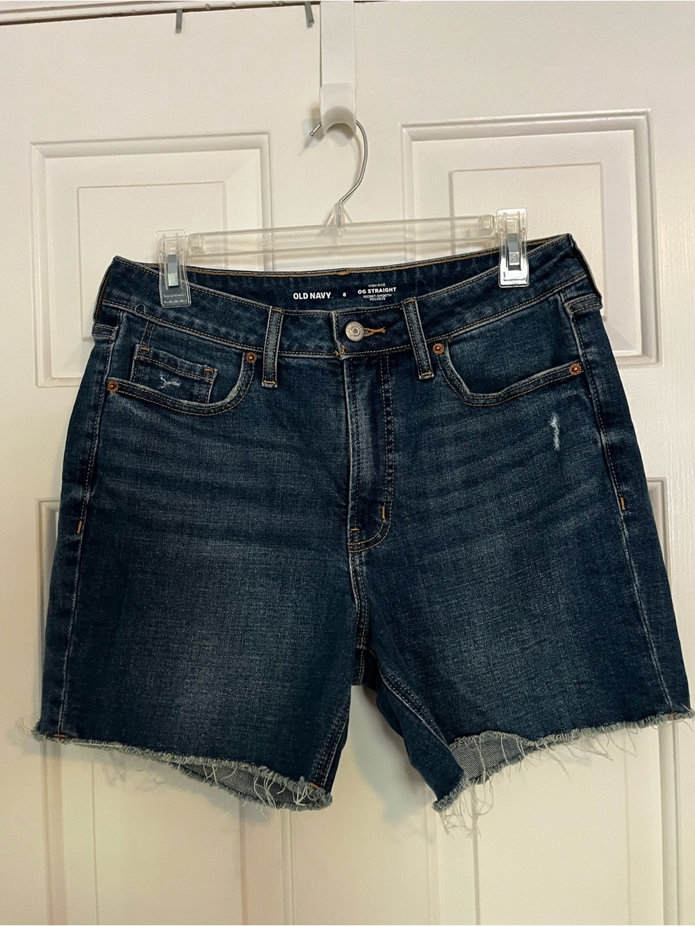 Old Navy Dark Wash Denim Cutoff Shorts